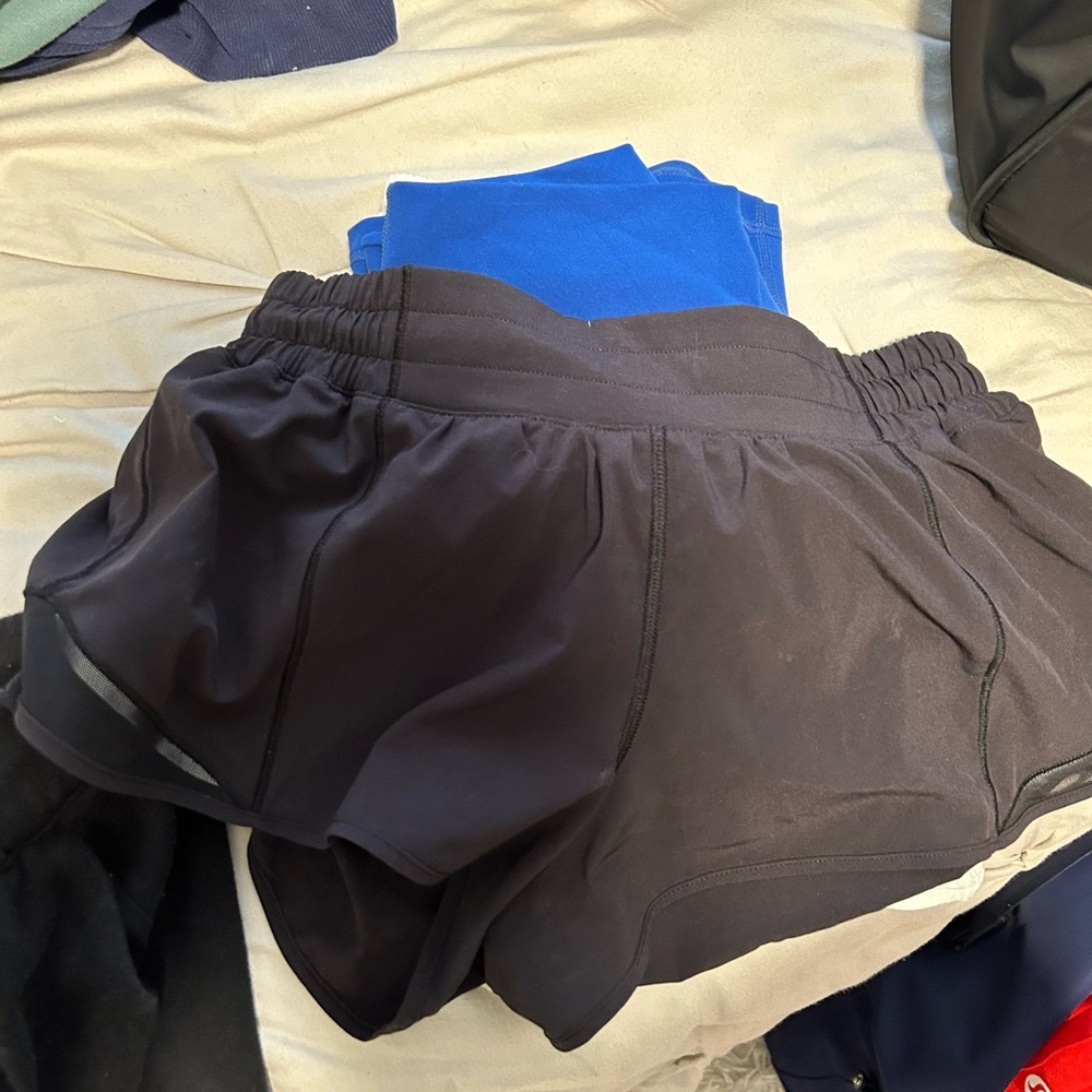 Black lululemon shorts